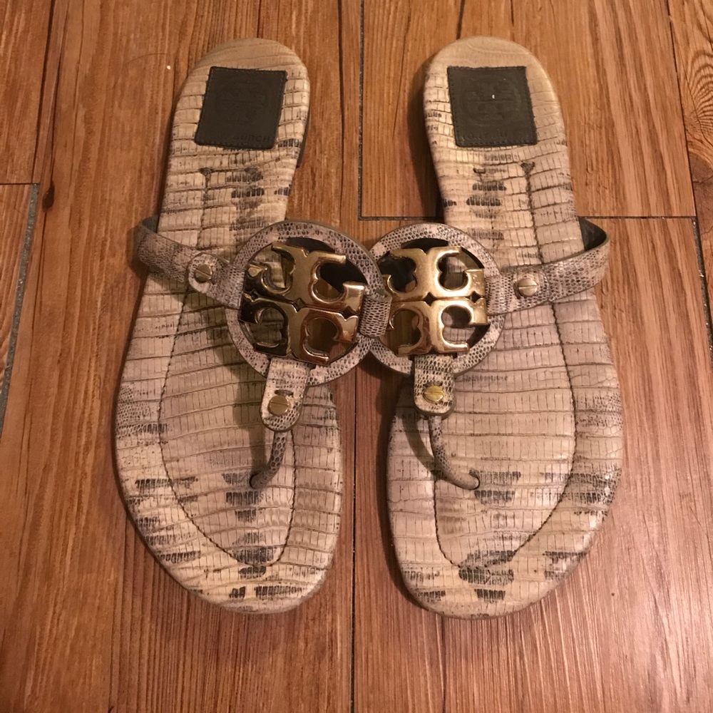 Tory Burch snake Miller sandals