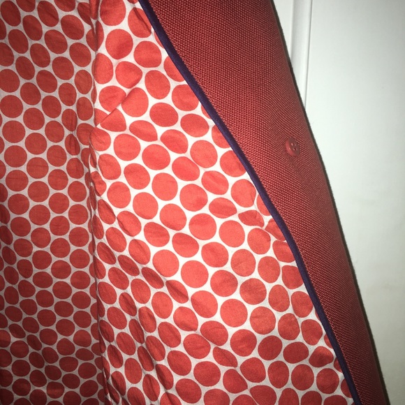 J Crew Rare Canvas Jacket Burnt Orange Sz 4 - Picture 3 of 5