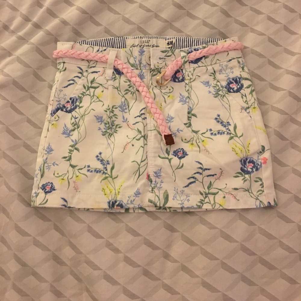 H&M 2-3yr floral skirt