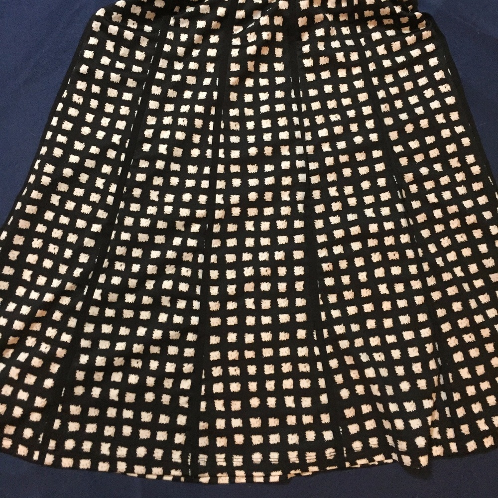 Beautiful Flare Checkered Work Skirt