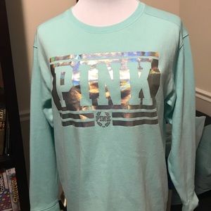 Victoria's Secret Pink hologram logo long sleeve