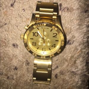 Nixon 51-30 Chrono All Gold Watch 51mm