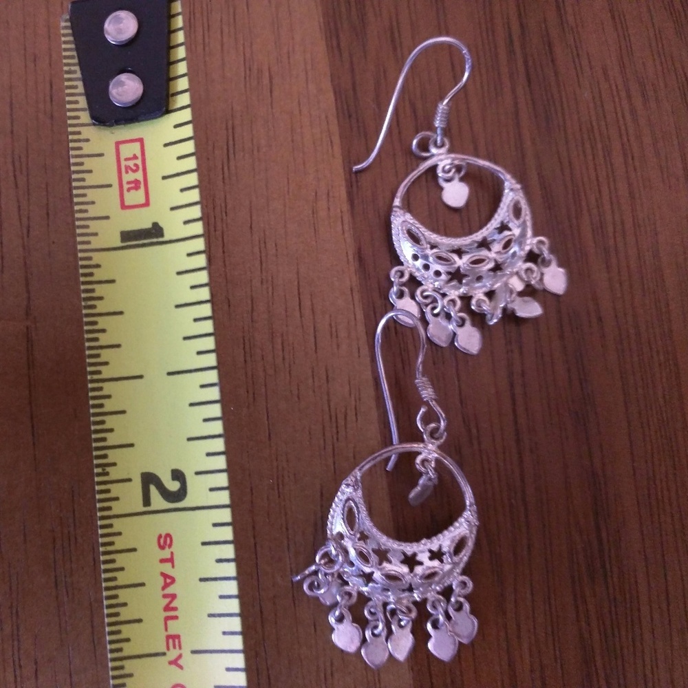 Silver and Silver tone earrings BoGo