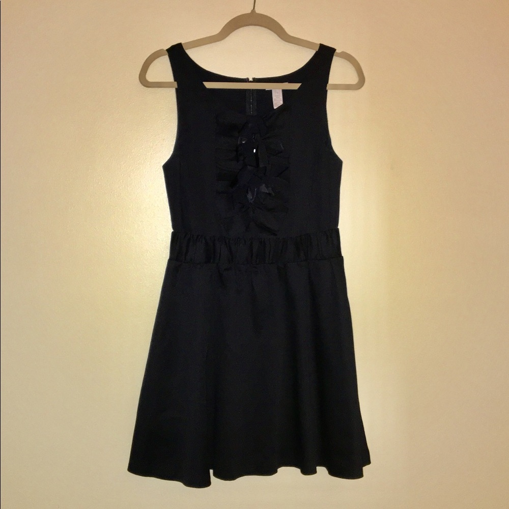J. Crew Sleeveless Black Dress Size 6