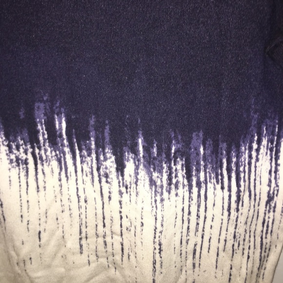 White and Navy Sweater - Picture 2 of 2