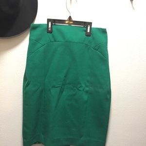 Vintage Inspired Green Pencil Skirt