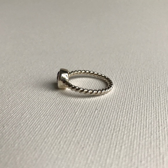 Mystic Topaz & Sterling Silver Twist Ring - Picture 5 of 8