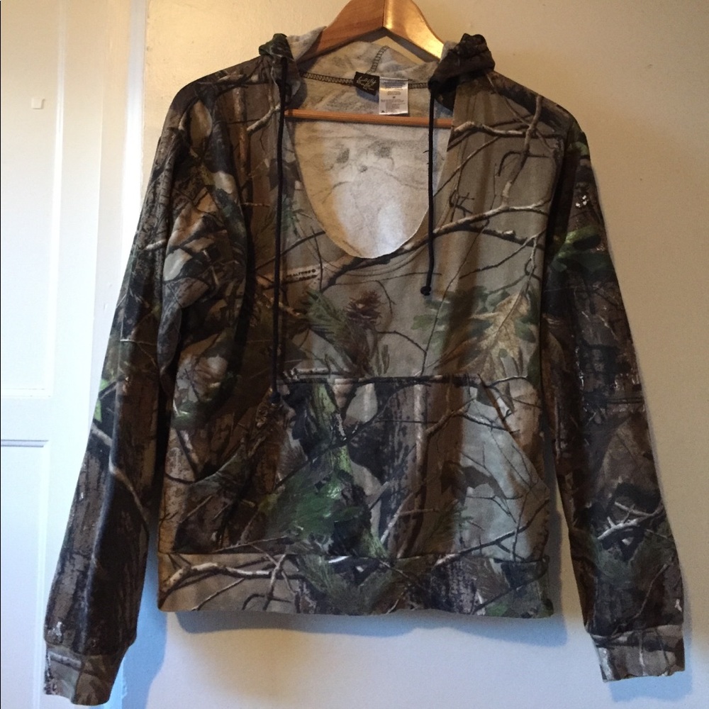 Lady belle Hoodie sweater hunters gear country cowgirl size medium