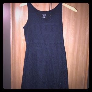 Black lace dress