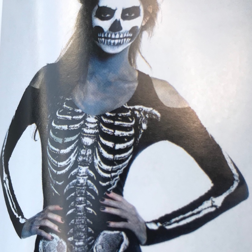 Beautiful long sexy Skull Dress
