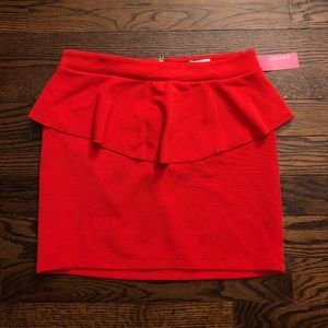 NWT Medium red miniskirt