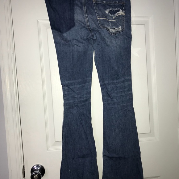 Ripped high waisted bell bottom jeans - Picture 2 of 2