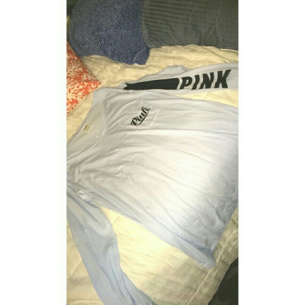 NEVER WORN PINK VS LONG SLEEVED TEE