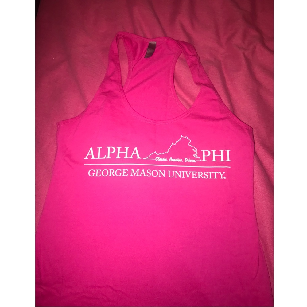 SOLD Alpha phi American apparel tank size medium