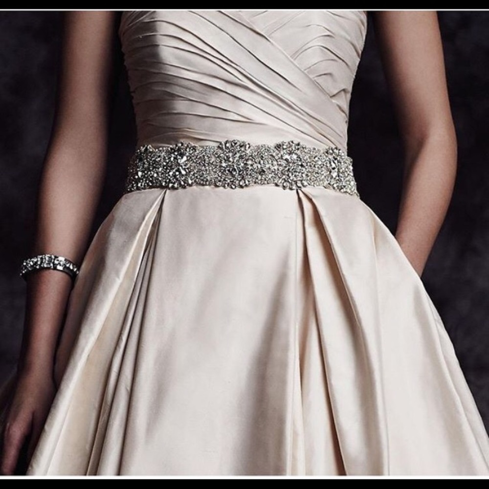 Paloma Blanca Beaded Wedding Dress Belt