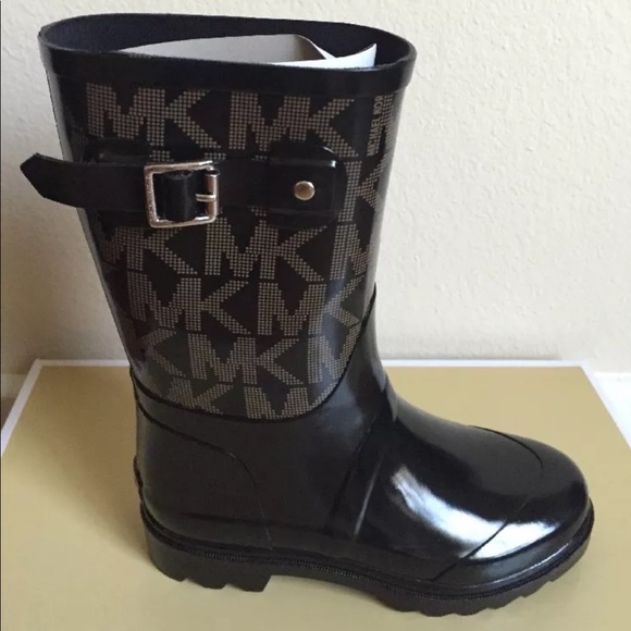 kors michael kors logo rain boots