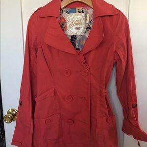 Guess orange coat