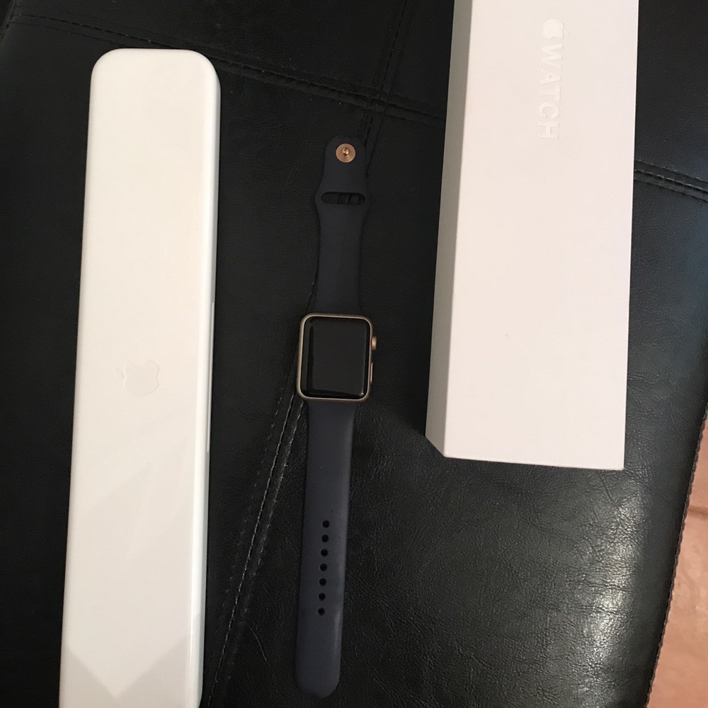 Like NEW Apple Watch Sport 42mm Midnight Blue