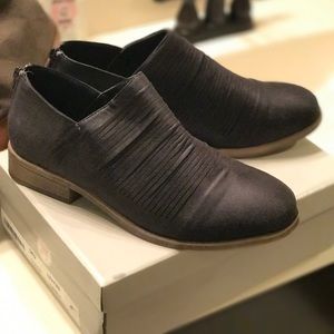 Black below the ankle booties