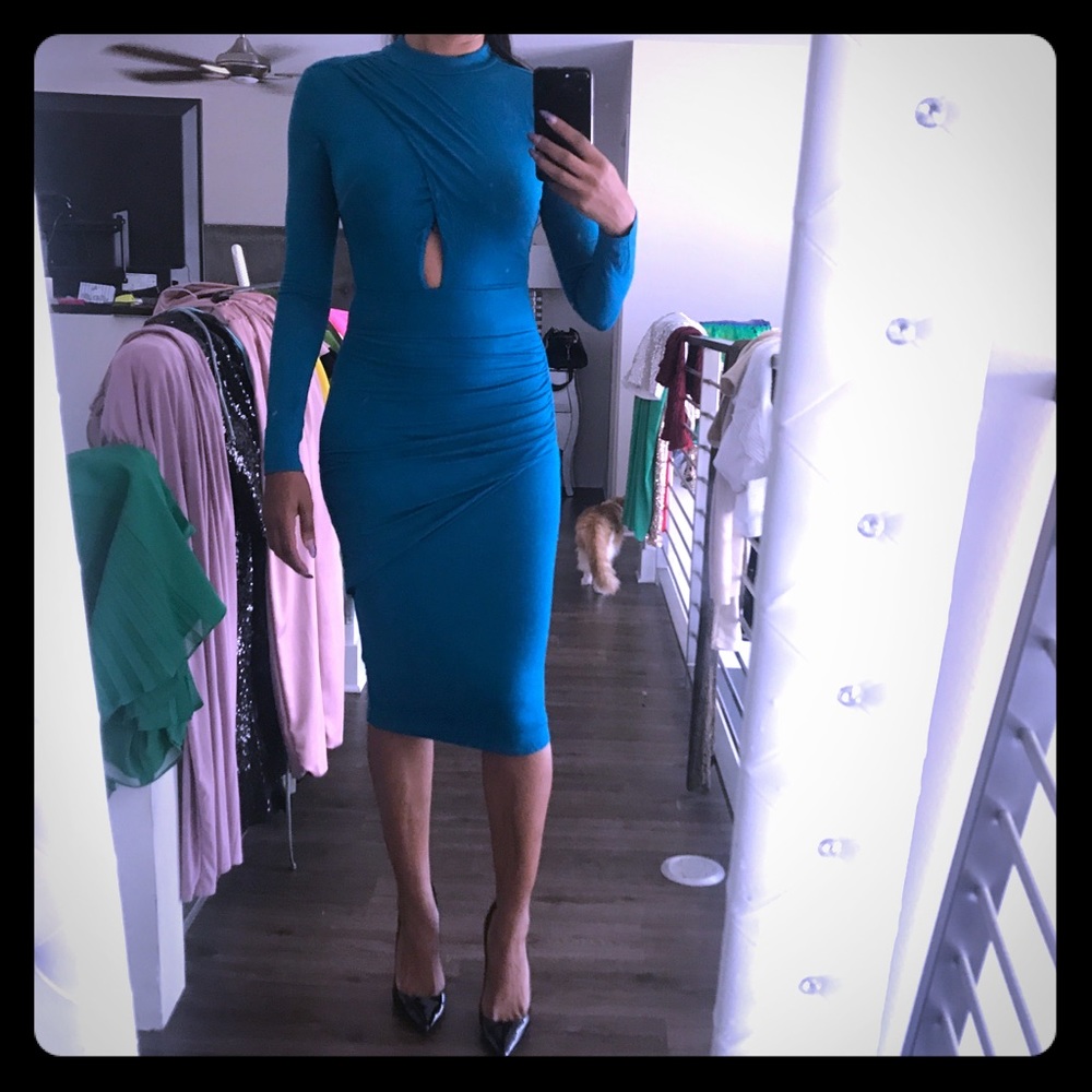 Teal dress