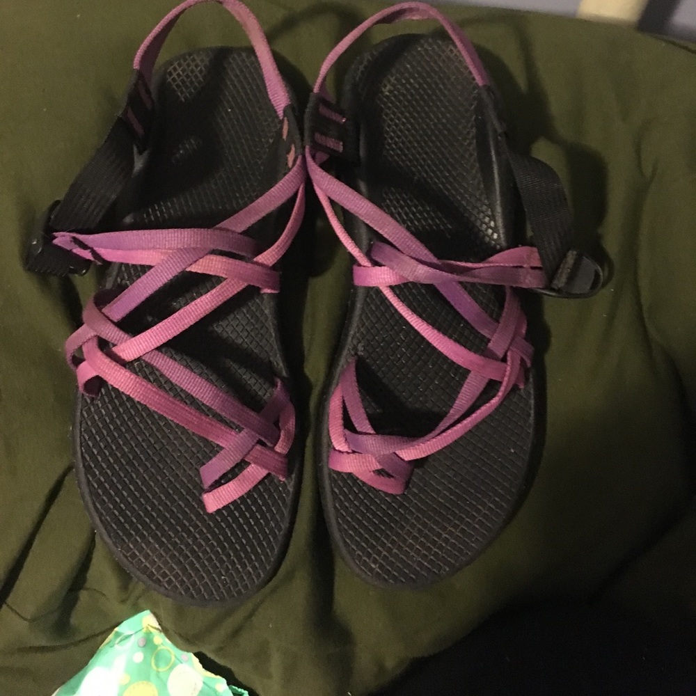 Pink and Purple Chacos