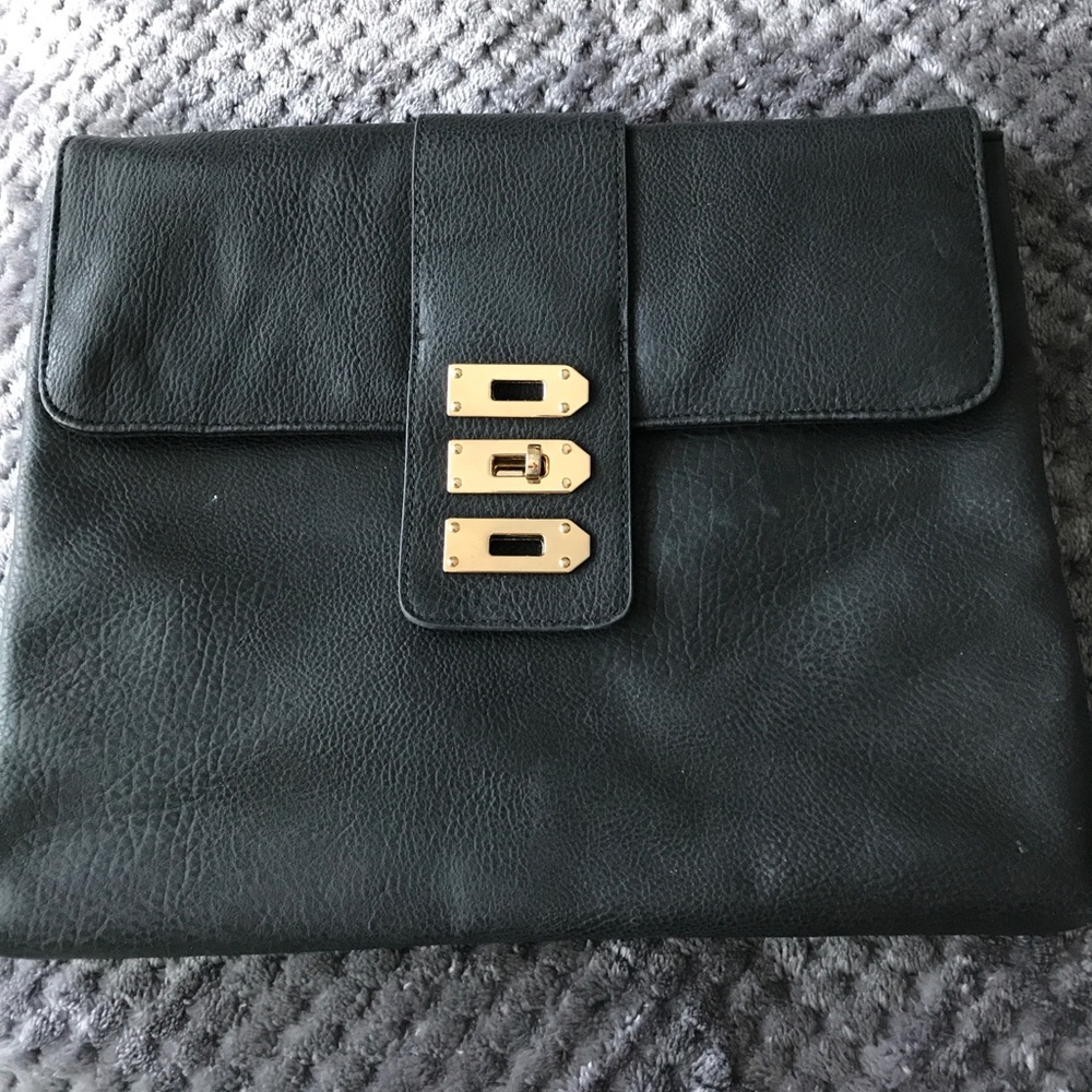Black asos clutch