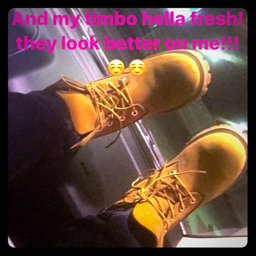 Timberlands! Good condition minor wear and tear!