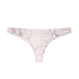 Boys + Arrows snakeskin bikini bottom (s)