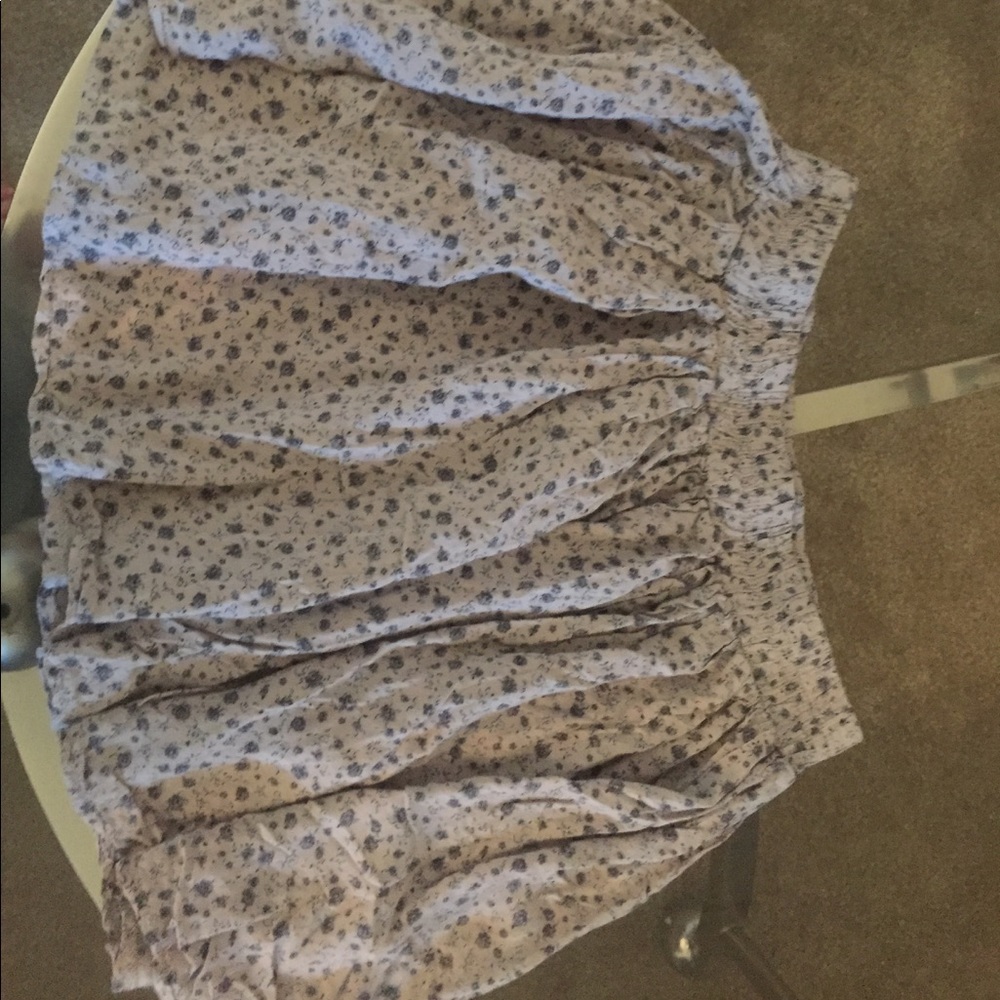 flowered brandy melville skirt