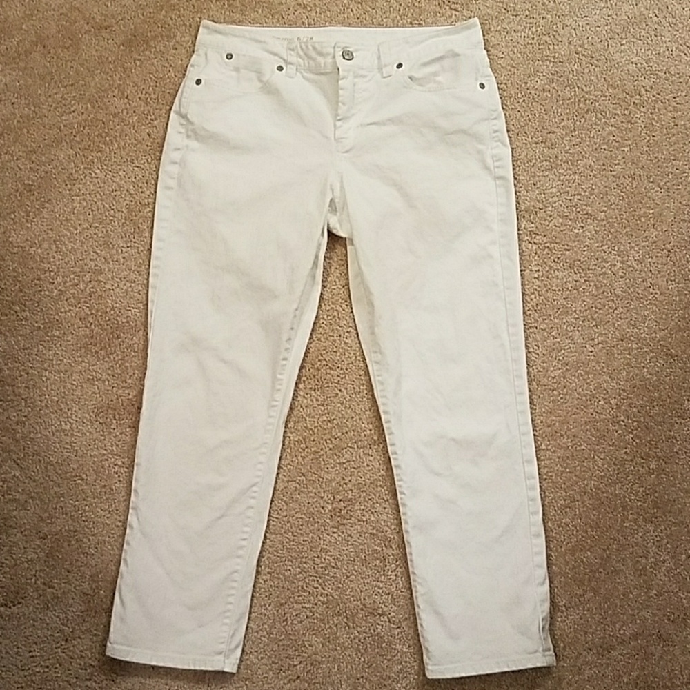 Talbots signature slim crop