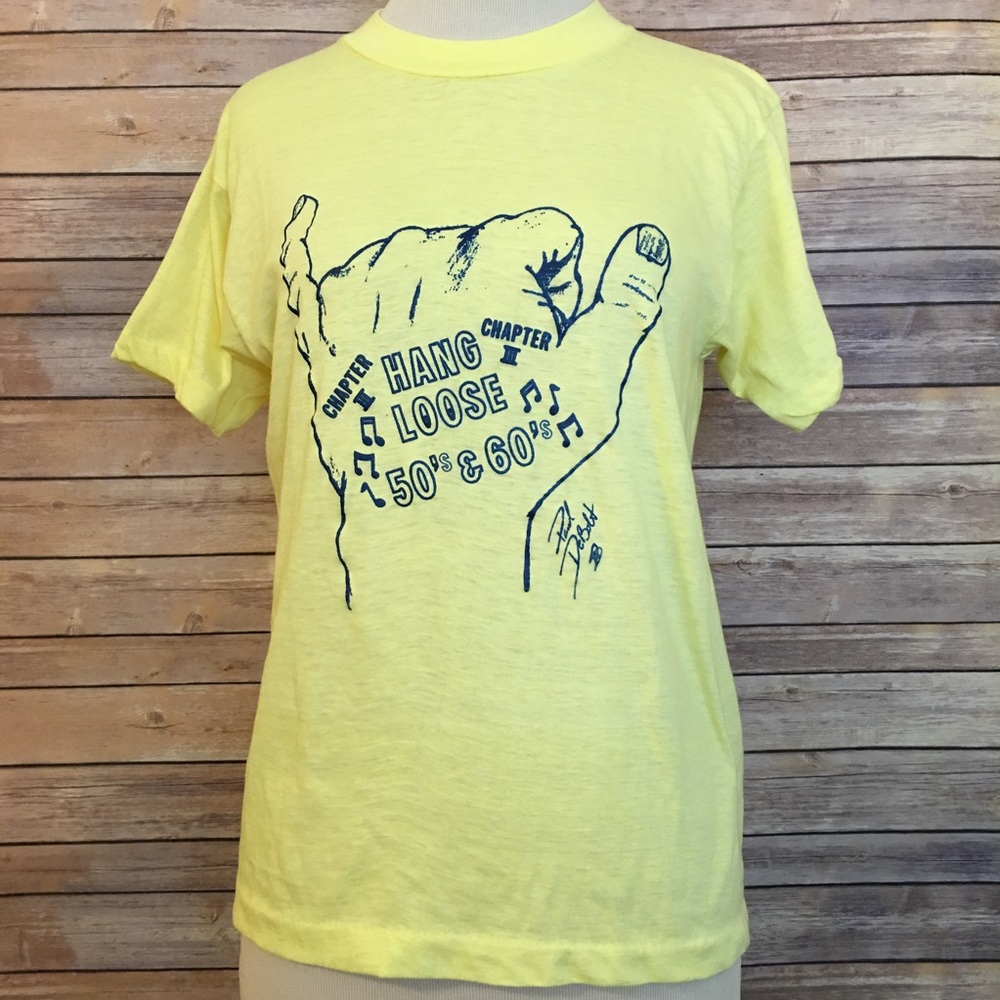 🍄Vintage🍄 HANG LOOSE SUPER SOFT TEE