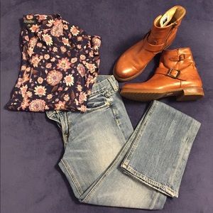 J Crew matchstick jeans