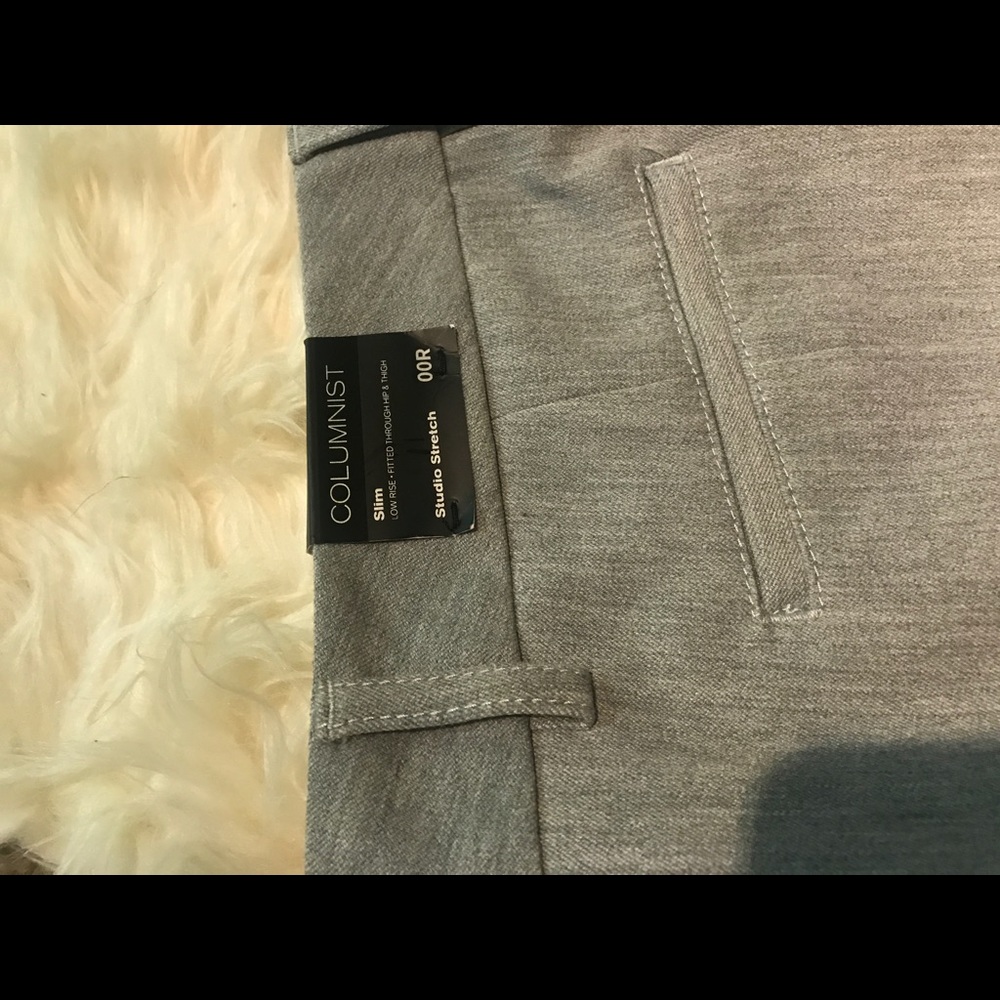 Gray Fitted Slacks - image 3