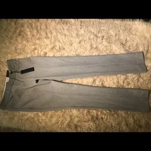 Gray fitted slacks