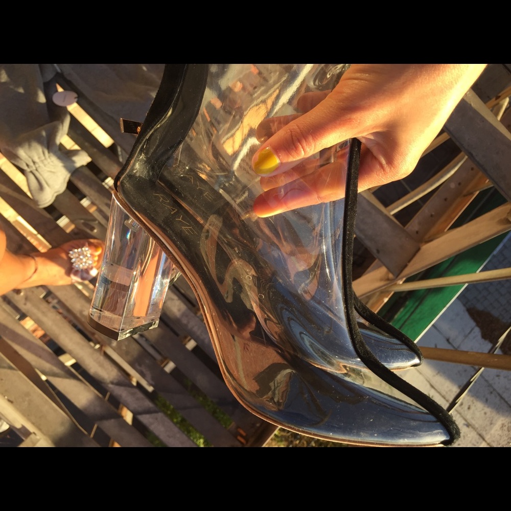 Transparent boots!