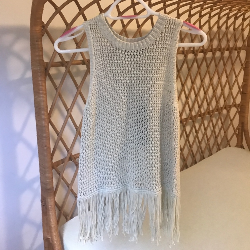 Open Back Knit Top