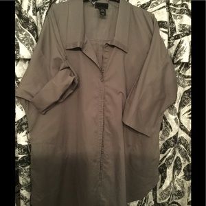 Dress shirt amazing With leggings and boots 💕