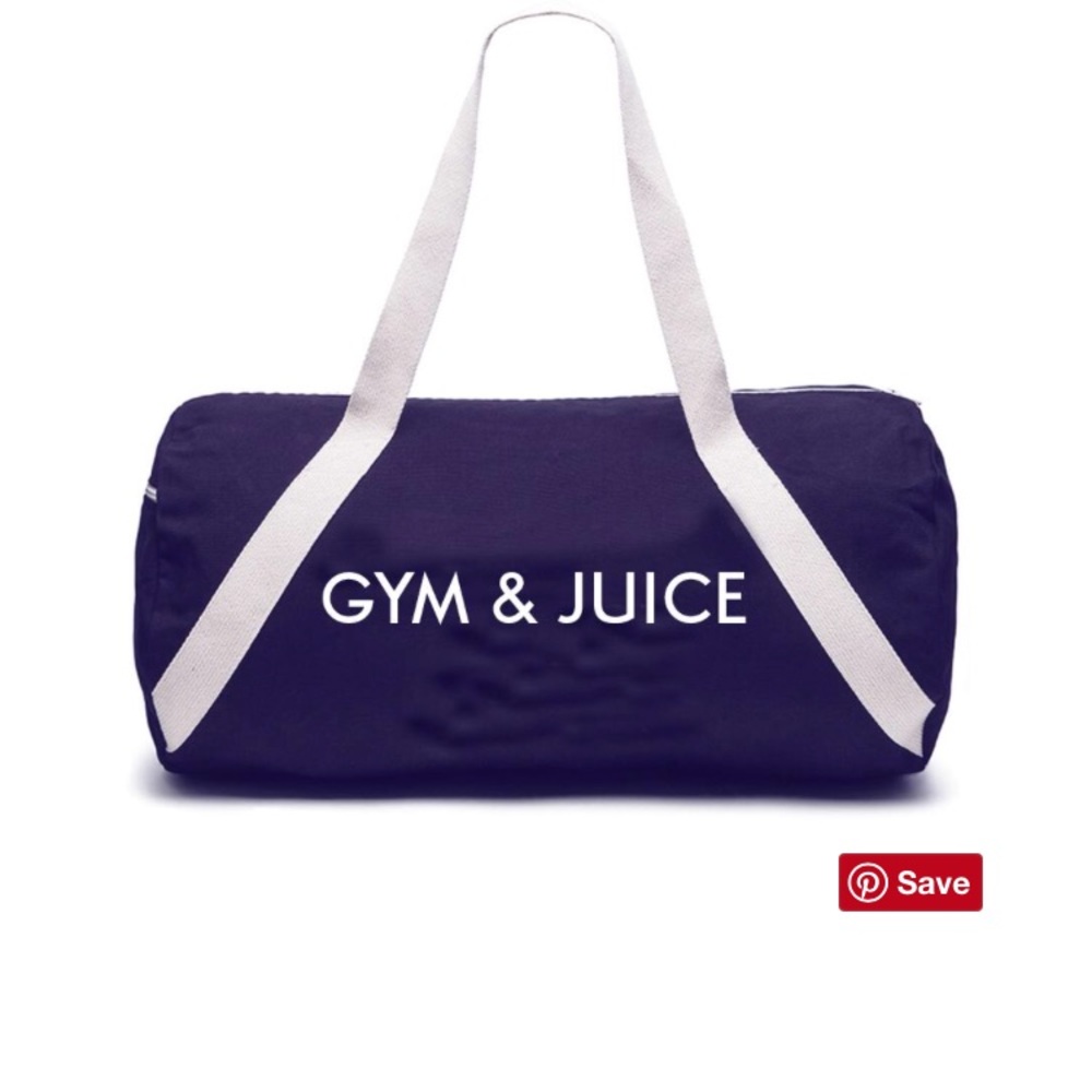 Private party gym and juice bag