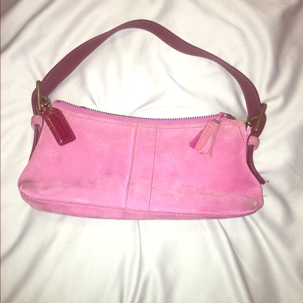 Coach, pink clutch