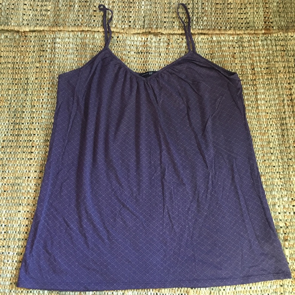 EUC Purple Printed Cami