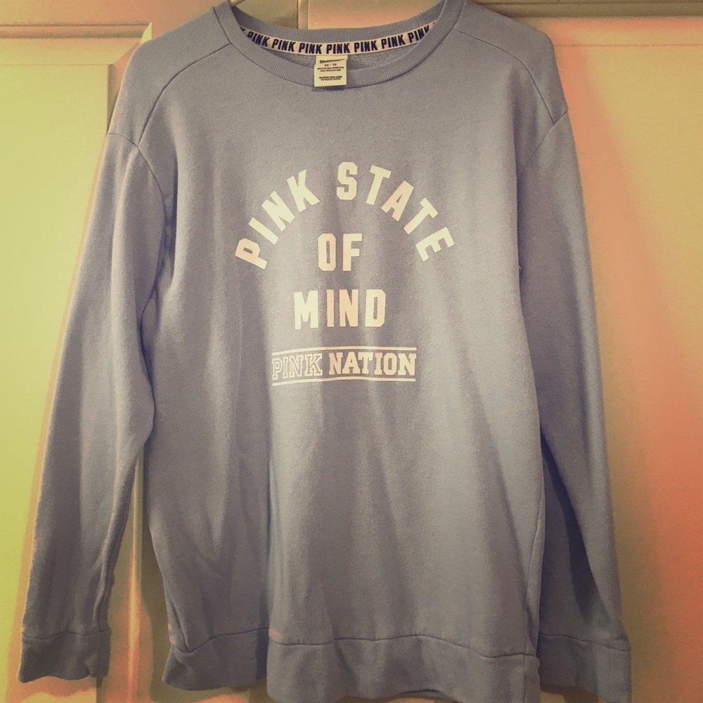 Victoria Secret PINK Powder blue Sweatshirt