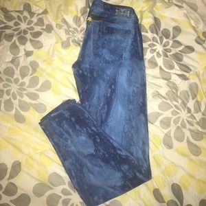 Tie-dye Blue Robin Jeans