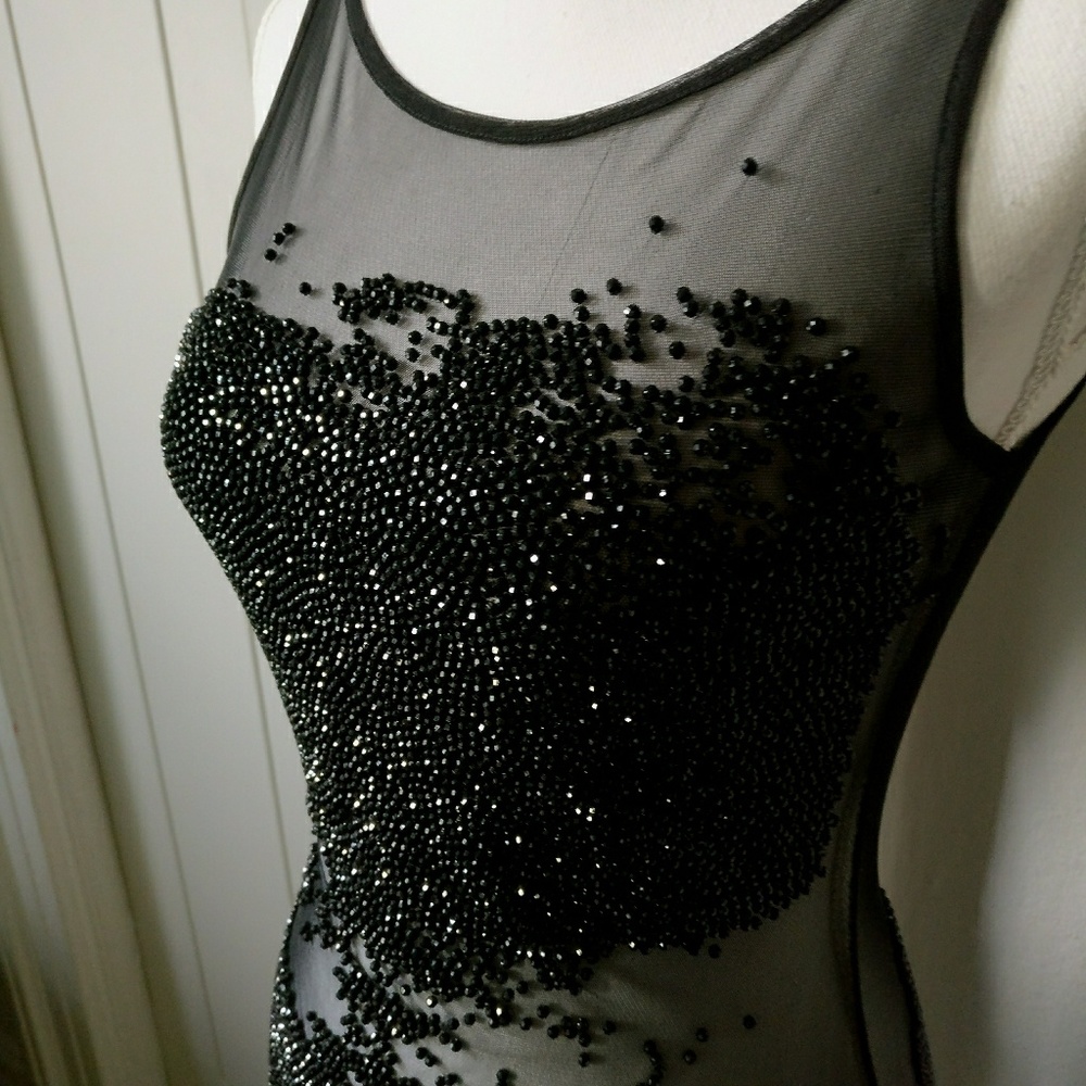 ❤️Stunning Black Shear Dress❤️ - Picture 5 of 11