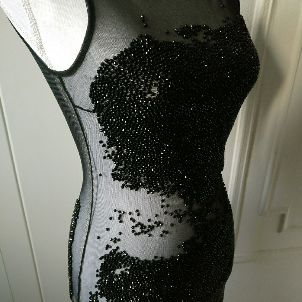 ❤️Stunning Black Shear Dress❤️ - Picture 8 of 11