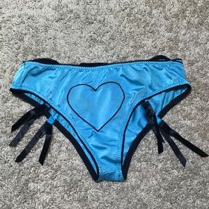 Sexy Blue Panties with Garters ✨