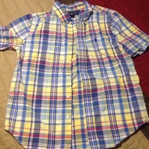 Ralph Lauren Boys button down short sleeve