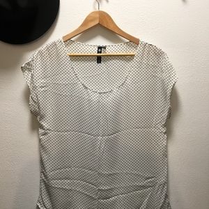 Flowy Polk-a-dot Blouse