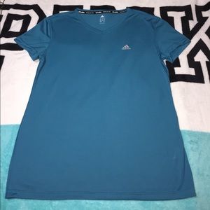 Blue adidas shirt 💙