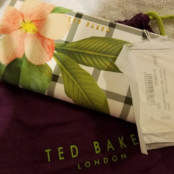 TED BAKER Secret Trellis check Matinee Floral
