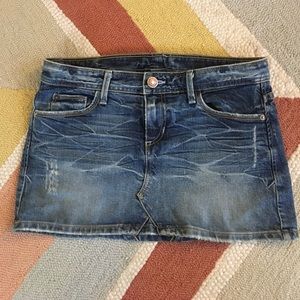 Armani exchange denim skirt